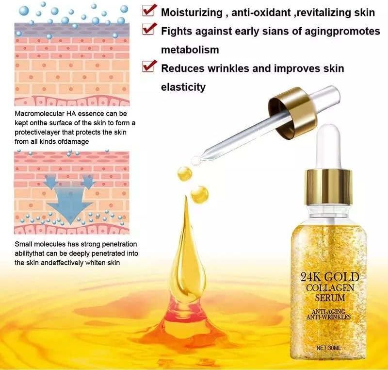 24k gold serum
