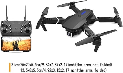 GPS Drone E88 Pro for Adults 4K Camera Foldable Live Video Drone RC Quadcopter