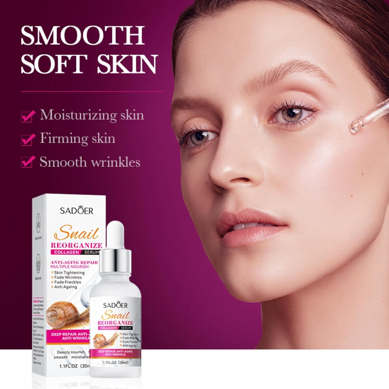 SADOER Snail Facial Care Kit - 6 Piece